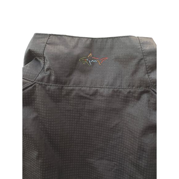 Greg Norman Black Zip Up‎ Windbreaker Jacket LARGE - Picture 4 of 4